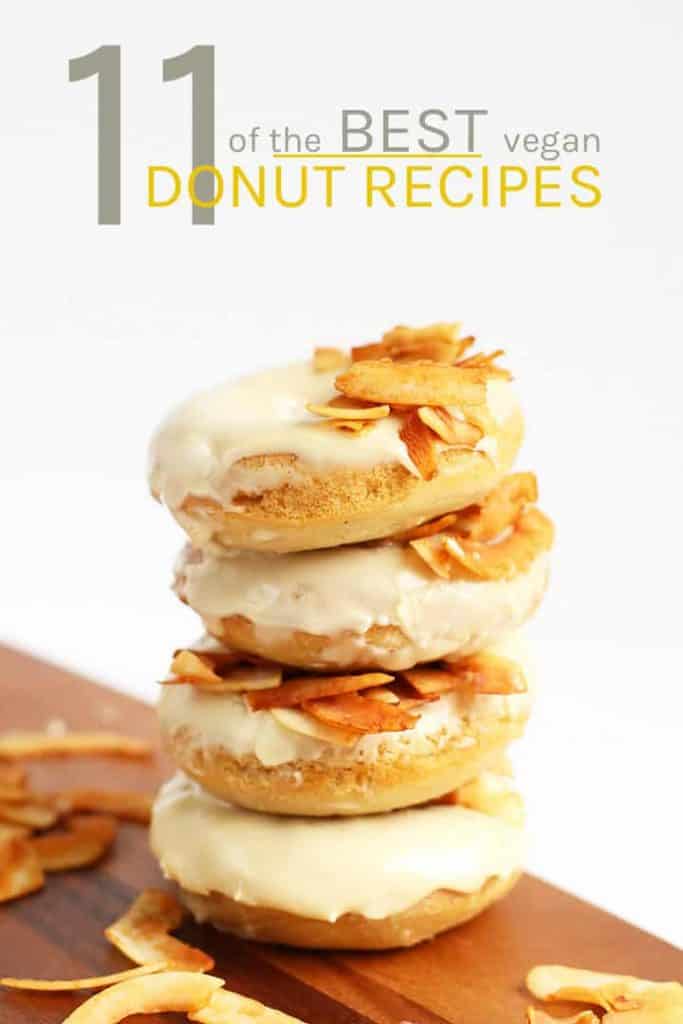 11 of the best vegan donuts you've ever seen! With chocolate, citrus, and the flavors of maple and cinnamon, these donut recipes will have you covered year-round! 