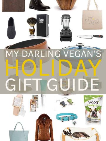 Get all your holiday shopping done here with My Darling Vegan's ULTIMATE Vegan Gift Guide for the holidays. With gifts for the chef, the home, him & her, and even the pets, you'll find something for everyone.