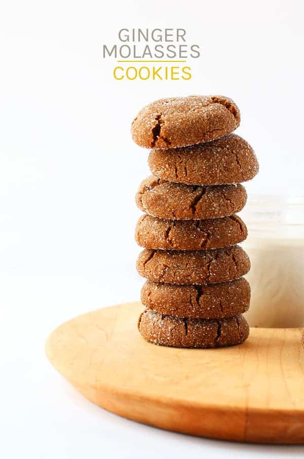 You won't be able to resist these sweet and spicy Ginger Molasses Cookies. Made in under 25 minutes (+ chill time) for the perfect fall treat. But beware, these cookies are highly addictive!