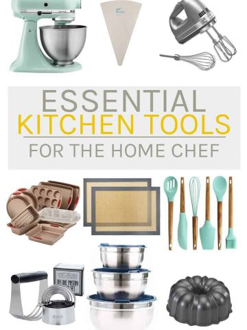 It's the essential kitchen tools that every home chef needs! Have you ever wondered what you need to have a well-stocked kitchen? Here is the ultimate list on the top essential kitchen gadgets and utensils.