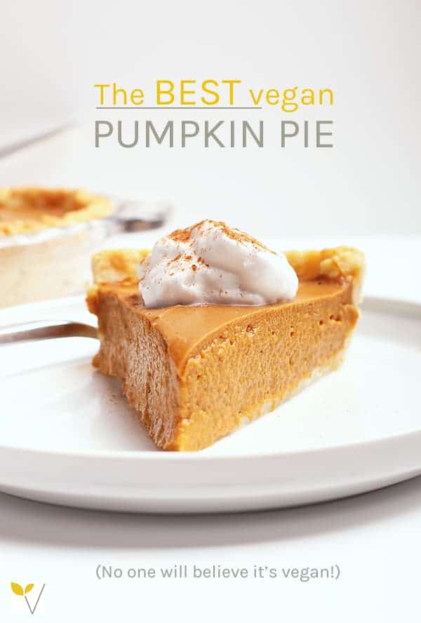 This classic vegan pumpkin pie is so rich and creamy, no one will believe it's vegan. The filling can be made in a blender for a quick and easy fall dessert the whole family will love.