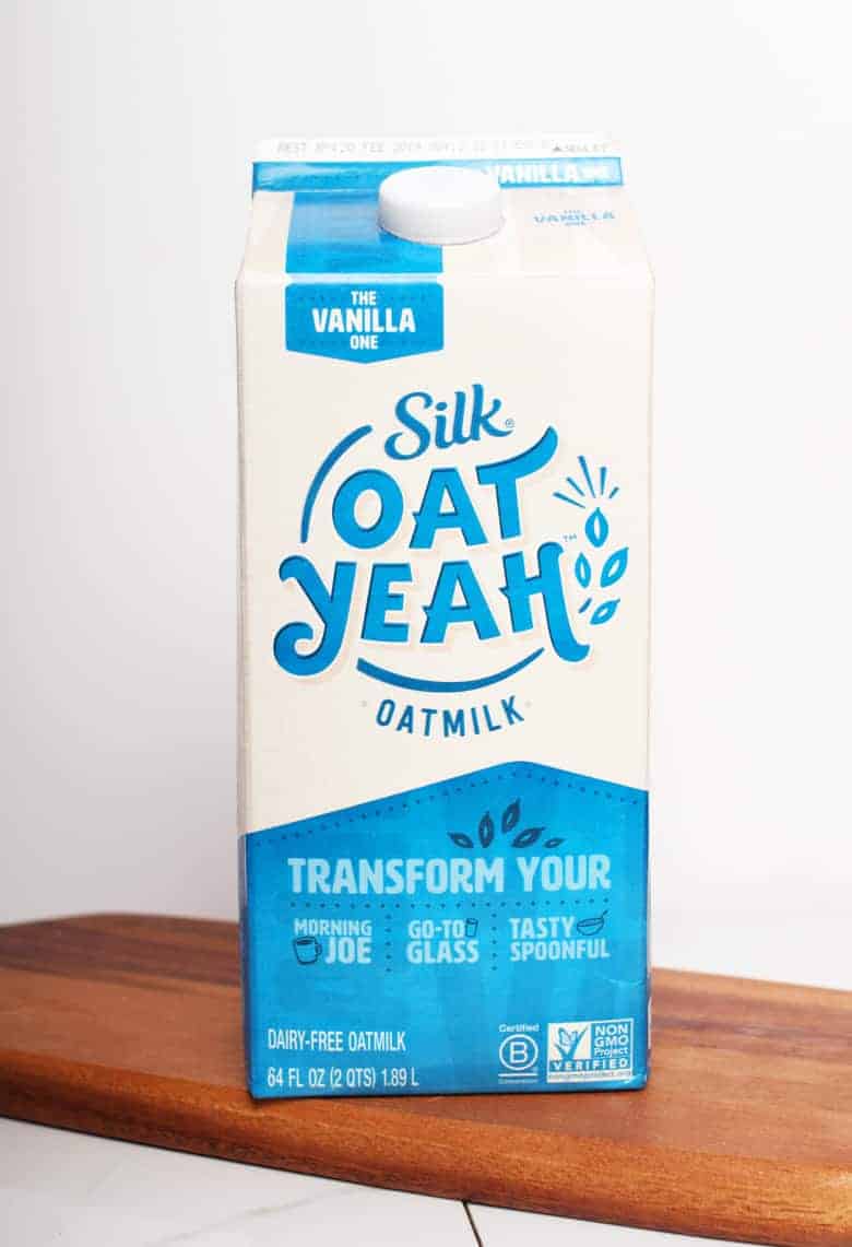 Carton of Silk Oat Yeah Oatmilk