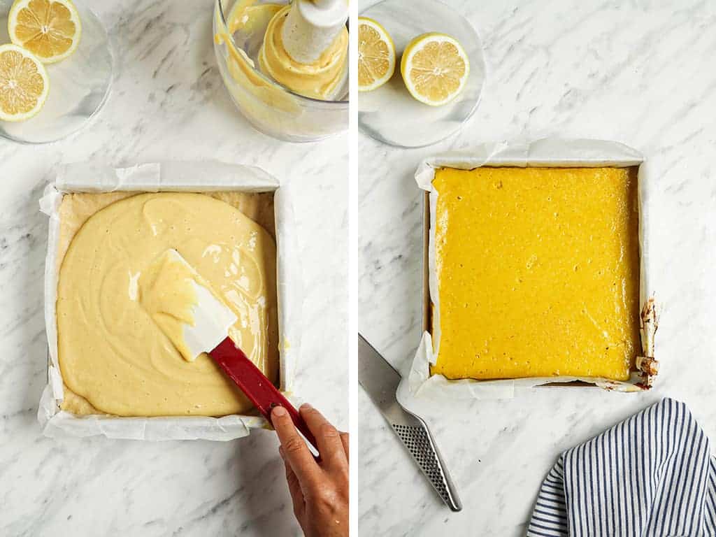 lemon curd in pan