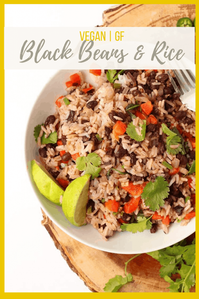 This 30-minute Black Beans and Rice recipe is filled with protein and packed with flavor for a wholesome vegan and gluten-free meal. Delicious and so easy to make, it should be part of your weekly rotation.