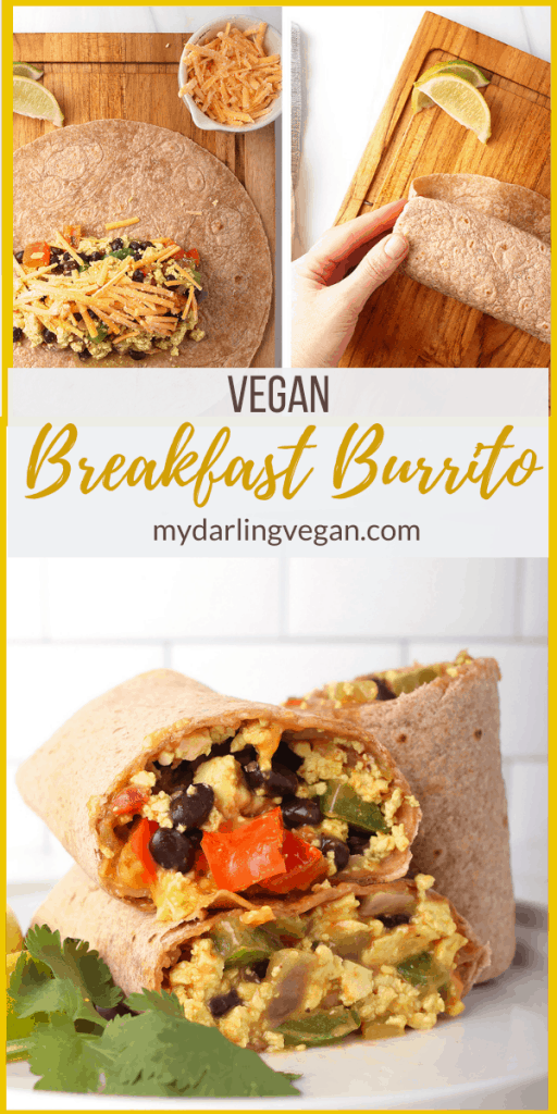 This Southwest Vegan Breakfast Burrito is loaded with protein and vegetables and filled with flavor for a healthy, delicious breakfast. Keep them in the freezer for grab-n-go meals all week long. Made in under 30 minutes!