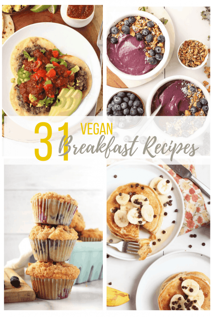 31 of the best VEGAN breakfast recipes. This roundup has it all; from sweet to savory, these meat-free, egg-free morning recipes are the perfect way to start your day. 