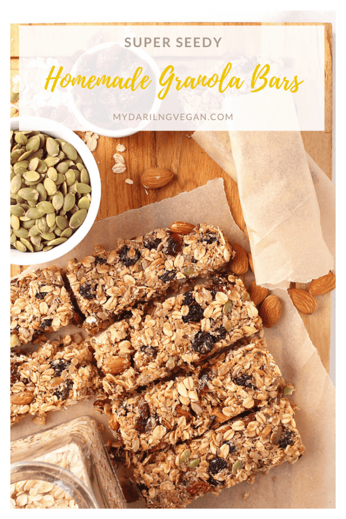 You're going to love these protein-packed homemade granola bars! Sweet, salty, and filled with the best superfoods and proteins, this chewy granola bar recipe is the only one you'll ever need