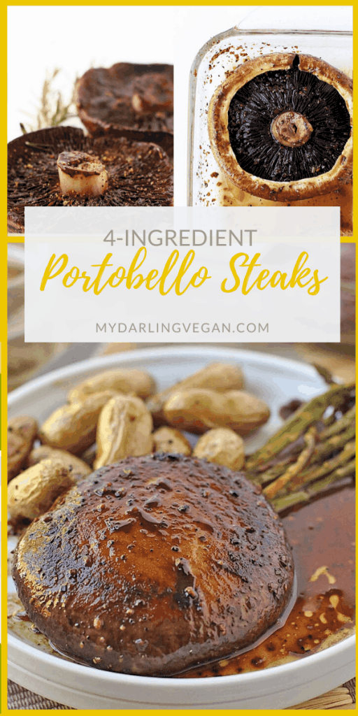 These juicy Portobello Steaks are made with just 4 ingredients in just 30 minutes for a delicious and wholesome plant-based meal that will satisfy your cravings.