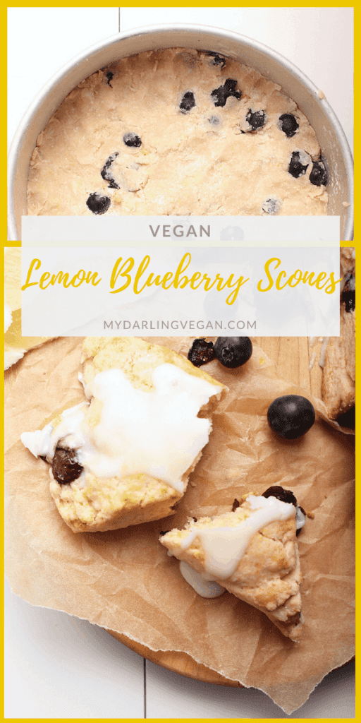 You’re going to love these flaky vegan scones. Filled with blueberries and lemon in every bite, this vegan pastry is the ultimate comfort food. Made in just 30 minutes!