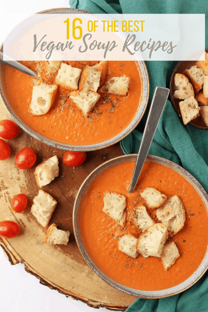 There is nothing quite like a warm and comforting bowl of vegan soup. You are going to LOVE these 16 vegan soup recipes. Taken from around the internet, this is the most delicious and cozy soup recipe roundup ever! Let's get cooking.