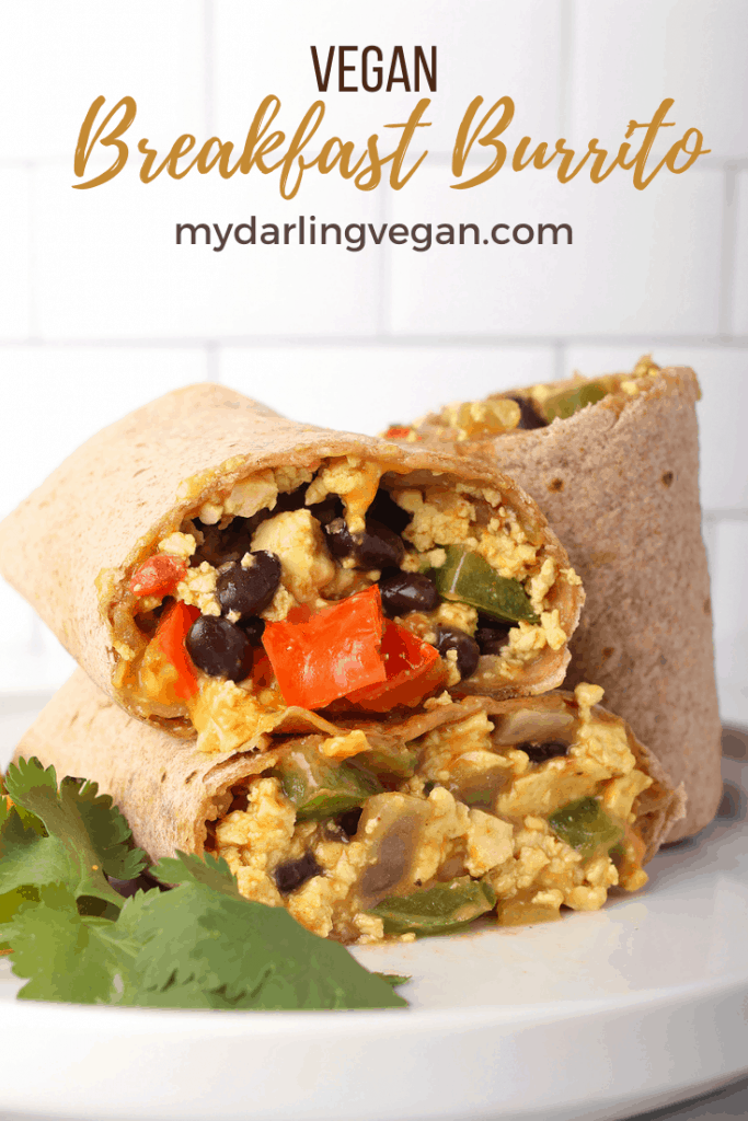 This Southwest Vegan Breakfast Burrito is loaded with protein and vegetables and filled with flavor for a healthy, delicious breakfast. Keep them in the freezer for grab-n-go meals all week long. Made in under 30 minutes!