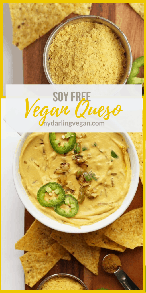 A delicious vegan queso dip made with sautéed cauliflower, raw cashews, and nutritional yeast. Serve with your favorite tortilla chips for a healthy vegan alternative.